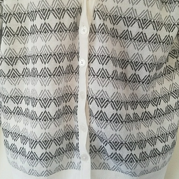 Merona V-Neck Pattern Cardigan XXL - Picture 5 of 8